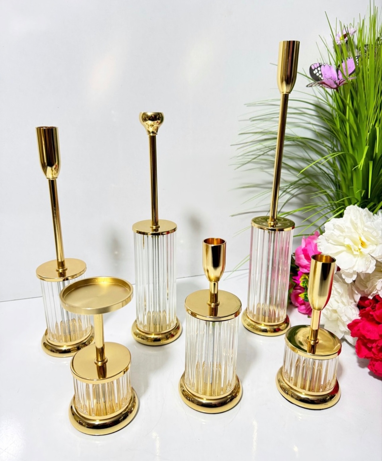 ⁦شمعدان من 6 قطع⁩ - الصورة ⁦2⁩